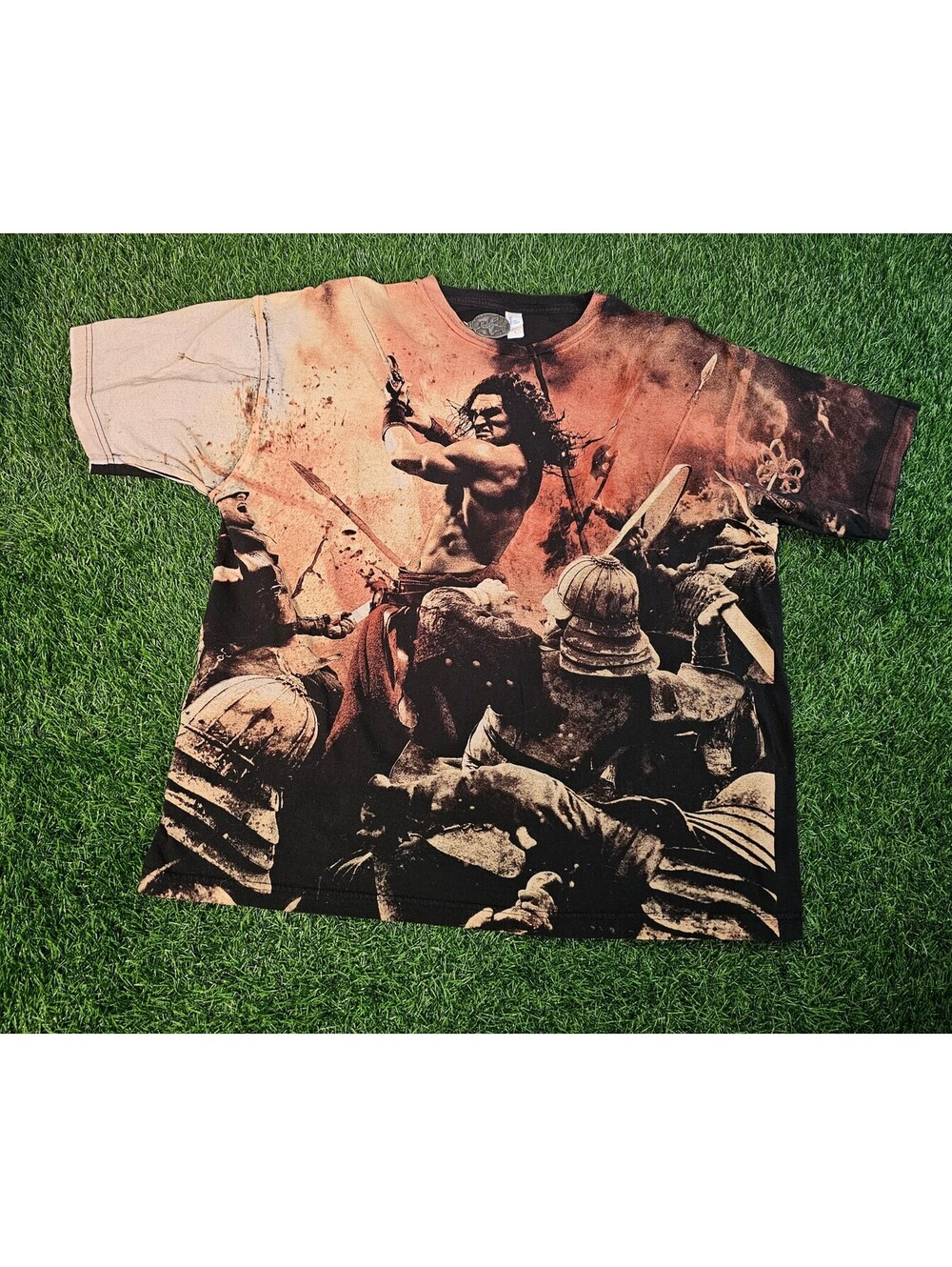 AOP Conan The Barbarian 3D Graphic T-Shirt Movie Promo Size Large